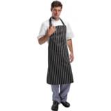 Keukenschort zwart wit Chef Works Keukenschorten Zwart/Wit Professioneel Series 5050984197598