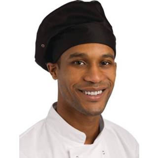 👉 Koksmuts zwart Chef Works - Universele maat