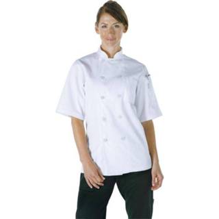 Koksbuis wit l m s XL XS XXL Chef Works Volnay unisex korte mouw - 5050984017179