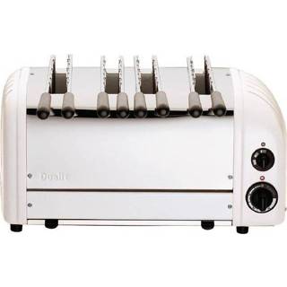 👉 Broodrooster wit Dualit sandwich toaster 4 sleuven 41034