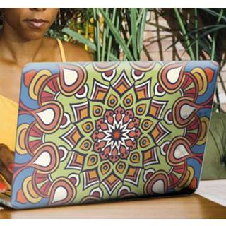 👉 DHL Express nederlands mannen Stickers voor laptop Mooie kleur mandala