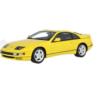 👉 Modelauto kyosho geel resin Nissan Fairlady Z Version R 2by2 - schaal 1:18 4548565333806