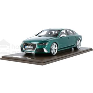 👉 Modelauto motorhelix donkergroen resin Audi RS7 Sporback Performance - schaal 1:18 4891688123459