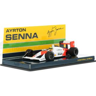 👉 Modelauto McLaren Hungarian GP Ayrton Senna ichamps resin Honda MP4/4 - schaal 1:43 4012138145351