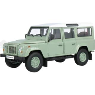 👉 Modelauto dorlop donkergroen Die-Cast Land Rover Defender 110 - schaal 1:18 7445902881877