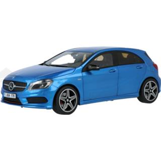 👉 Modelauto norev blue metallic Die-Cast Mercedes-Benz A 250 Sport - schaal 1:18 3551091835950