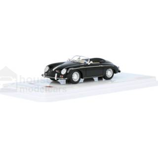 👉 Modelauto TSM zwart resin Porsche 356 Speedster (Intermeccanica) - schaal 1:43 4895183606998