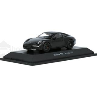 👉 Modelauto schuco zwart Die-Cast Porsche 911 Carrera GTS - schaal 1:43 4007864075713