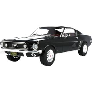 👉 Modelauto norev zwart Die-Cast Ford Mustang Fastback - schaal 1:12 3551091227007