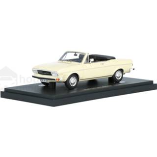 👉 Model auto resin wit Audi 100 LS Cabriolet - Modelauto schaal 1:43 7445902876804