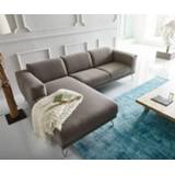 👉 Hoekbank grijs DELIFE Lordina 260x185 ottomane links premium 4250809384320