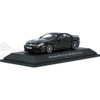 👉 Modelauto ichamps Obsidian Black Metallic zwart Die-Cast Mercedes-Benz SL 65 AMG Series - schaal 1:43