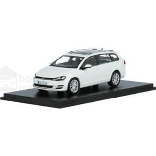 👉 Modelauto spark wit Die-Cast Volkswagen Golf Variant - schaal 1:43 9580006170149