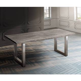 👉 Platina DELIFE Boomtafel-Live-Edge 180x90 acacia plaat 5,5 cm brede basis 4251487104170