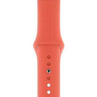👉 Sportband oranje Sport Band voor Apple Watch Series 1 t/m 6 / SE - 42/44mm Clementine Orange 190199261181