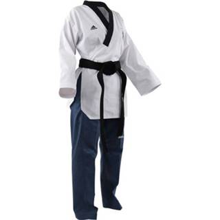 👉 Taekwondopak blauw wit vrouwen Adidas Poomsae Dames Wit/Licht 1 3662513036180