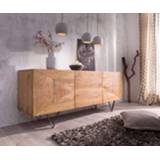 👉 Dressoir DELIFE Wyatt 175 cm acacia natuur 3 deuren 4251487120101