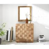 👉 Dressoir hout DELIFE Grace 83 cm acacia natuur handgemaakt massief 4251487172377