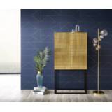 👉 Dressoir messing DELIFE Oro 151x80x40 acacia natuur in reliëf 4251487172452