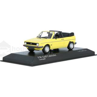 👉 Modelauto ichamps Lemon Yellow Die-Cast Volkswagen Cabriolet - schaal 1:43 4012138069701
