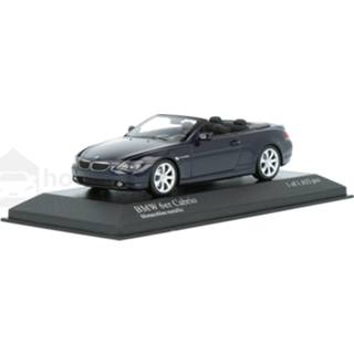 👉 Modelauto ichamps Monaco Blue Metallic Die-Cast BMW 6 Serie Cabriolet - schaal 1:43 4012138076938