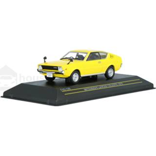 👉 Model auto Die-Cast geel Mitsubishi Lancer Celeste - Modelauto schaal 1:43 9580015710268