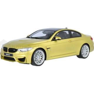 👉 Modelauto GT-Spirit geel resin BMW M4 Competition Package - schaal 1:18 9580010302765