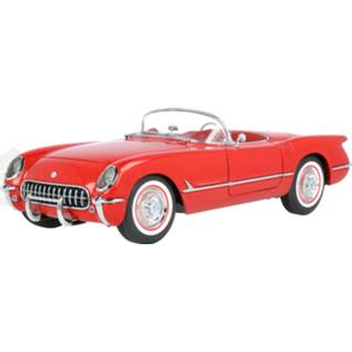 👉 Modelauto AUTOart rood Die-Cast Chevrolet Corvette Cabriolet - schaal 1:18 674110710823