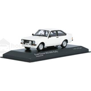 👉 Modelauto ichamps Diamand White Die-Cast Ford Escort II RS 1800 Rally - schaal 1:43 4012138076617