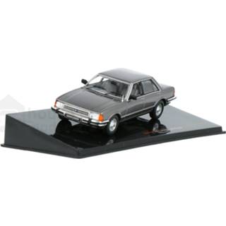 👉 Modelauto IXO grey metallic Die-Cast Ford Granada MK II 2.8 GL - schaal 1:43 4895102327539