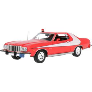 👉 Modelauto greenlight rood Die-Cast Ford Gran Torino - schaal 1:24 812982027032