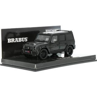 👉 Modelauto ichamps zwart resin Mercedes-Benz G65 Brabus 900 - schaal 1:43 4012138155381