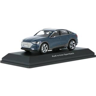 👉 Modelauto IScale Plasma Blue Die-Cast Audi e-Tron Sportback - schaal 1:43 2160000052756