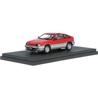 👉 Modelauto ebbro rood Die-Cast Honda Ballade CR-X 1.5 i - schaal 1:43 4526175441142