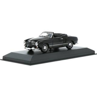 👉 Modelauto ichamps zwart Die-Cast Volkswagen Karmann Ghia Cabriolet - schaal 1:43 4012138153530