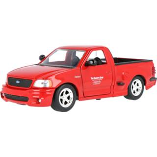 Modelauto jadatoys rood Die-Cast Ford F-150 SVT Lightning - schaal 1:24 801310995747