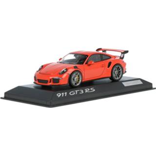 👉 Modelauto spark rood resin Porsche 911 (991 II) GT2 RS Clubsport Salzburg Design 