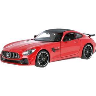 👉 Modelauto welly rood Die-Cast Mercedes-Benz AMG GT-R - schaal 1:24 4891761240813