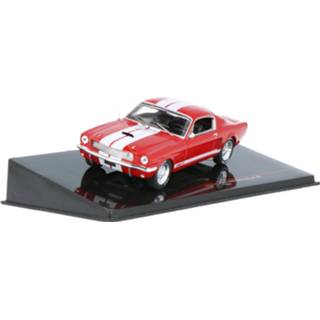 Modelauto IXO rood Die-Cast Ford Mustang Shelby GT 350 - schaal 1:43 4895102327874