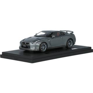 👉 Modelauto ebbro Gun Grey zwart Die-Cast Nissan GT-R Black Edition - schaal 1:43 4526175441029