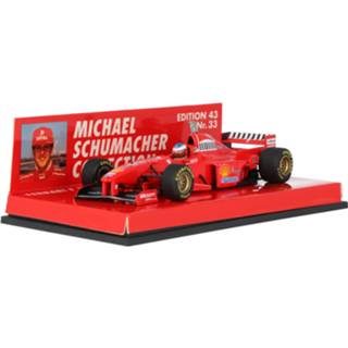 👉 Modelauto Michael Schumacher ichamps Scuderia Ferrari Die-Cast F310 B - schaal 1:43 4012138022232