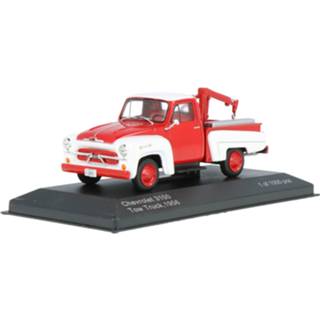 👉 Modelauto WhiteBox rood Die-Cast Chevrolet 3100 Tow Truck - schaal 1:43