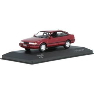 👉 Modelauto WhiteBox rood Die-Cast Mazda 626 - schaal 1:43