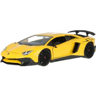 👉 Modelauto jadatoys geel Die-Cast Lamborghini Aventador SV - schaal 1:24 801310322581