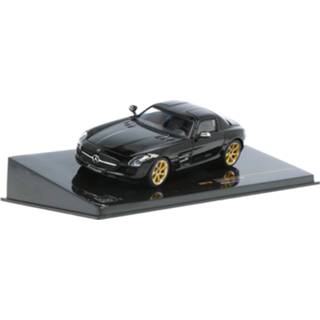 👉 Modelauto IXO zwart Die-Cast Mercedes-Benz Lorinser SLS AMG - schaal 1:43 4895102318971
