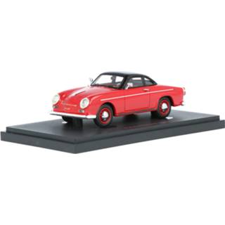 👉 Modelauto AutoCult rood resin Porsche Teram Puntero - schaal 1:43 7445902920972