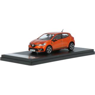 👉 Modelauto IXO oranje Die-Cast Renault Clio RS Line - schaal 1:43 9580015711685