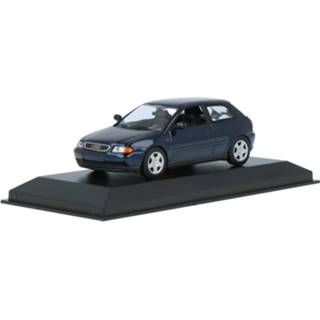 👉 Modelauto ichamps blauw Die-Cast Audi A3 - schaal 1:43 4012138169715
