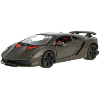 Modelauto bburago grijs Die-Cast Lamborghini Sesto Elemento - schaal 1:24 8719247244017