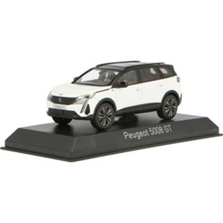 👉 Modelauto norev pearl white Die-Cast Peugeot 5008 GT 